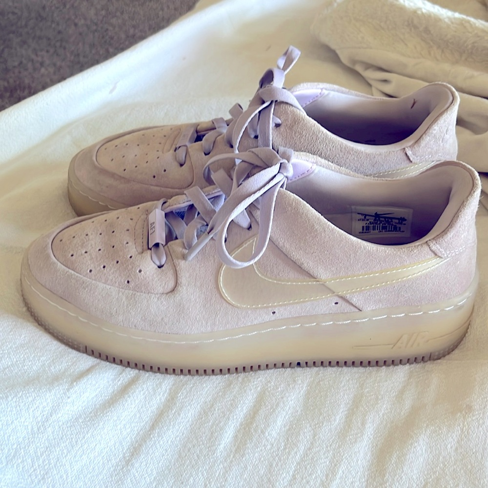 Nike Air Jordans AF-1 light purple lavender size 9